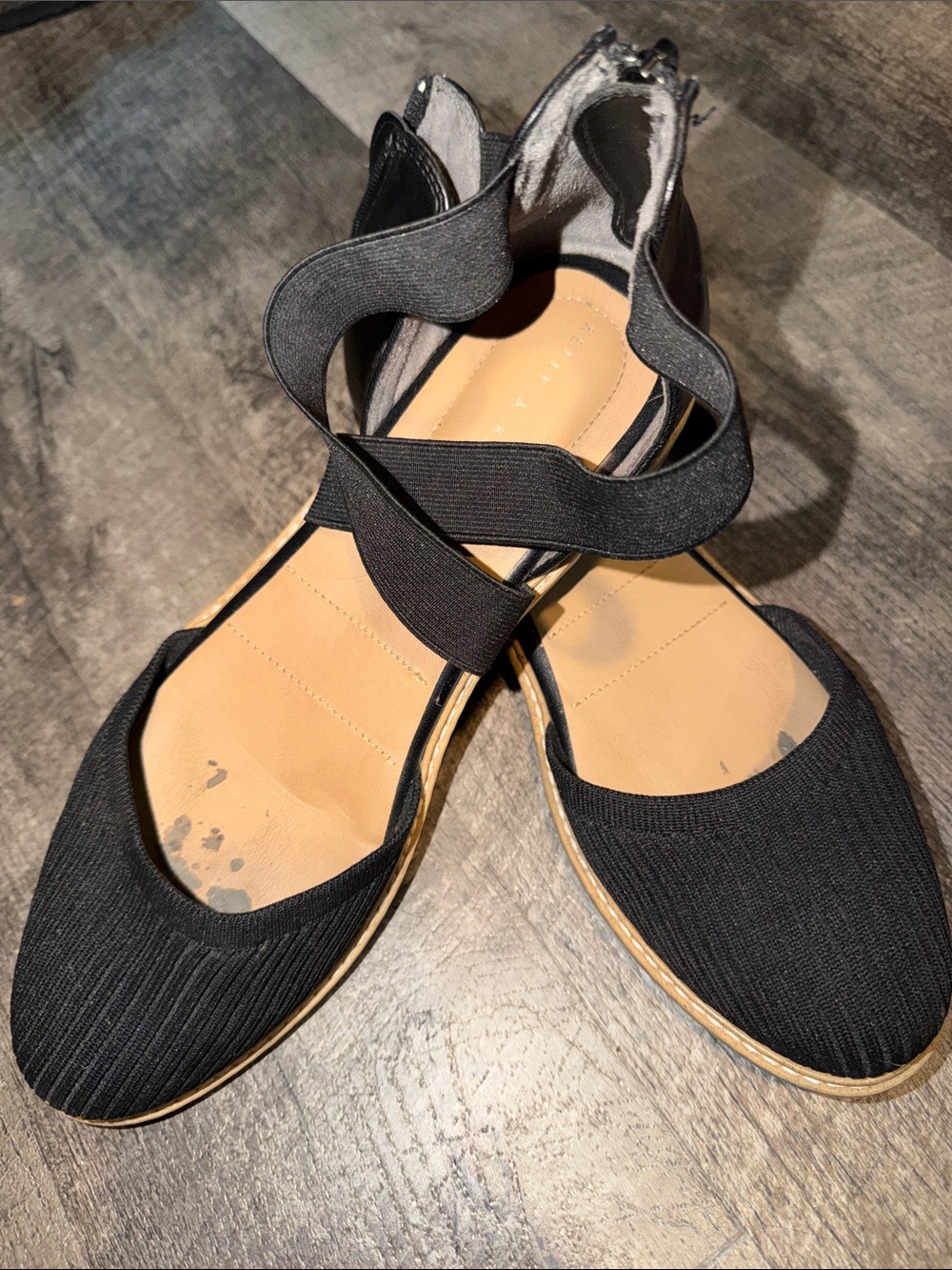 Kelly & Katie Ankle Strap Flats Size 9.5